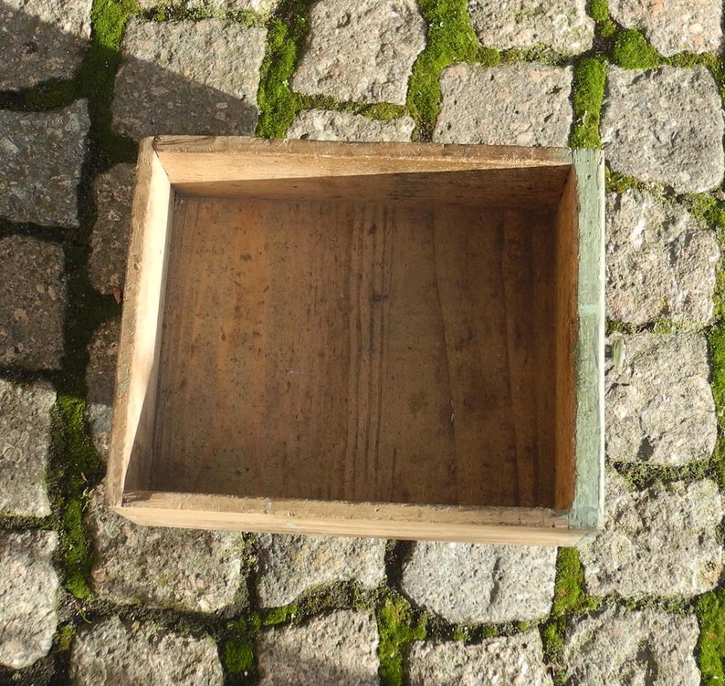 Vintage Schublade zum Aufarbeiten Holzkiste Aufbewahrung aus Holz zdjęcie 4