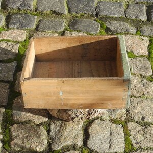 Vintage Schublade zum Aufarbeiten Holzkiste Aufbewahrung aus Holz zdjęcie 5