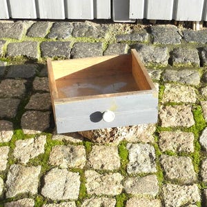 Alte Schublade aus Holz zum Aufarbeiten  Holzkiste   Aufbewahrung aus Holz  #1713099607