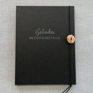 Cartella delle condoglianze, libro del lutto "Pensieri, immagini e sentimenti"