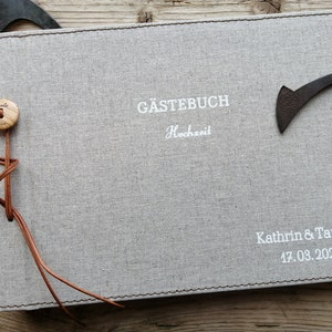 Gastenboekalbum voor de bruiloft, gastenboek, trouwalbum individueel handgemaakt!
