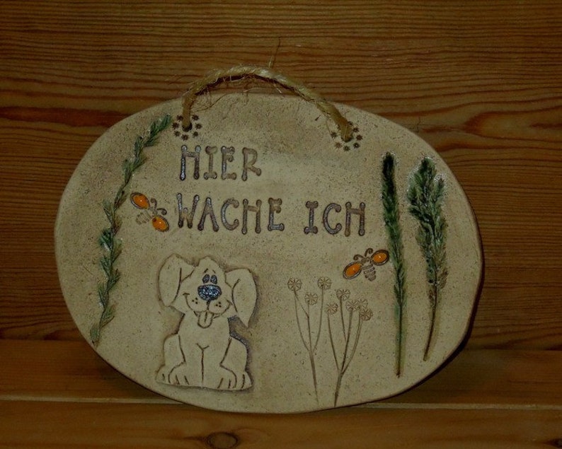 Türschild Hund Bild 1