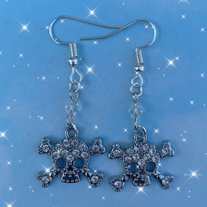 Sparkly Bunny Earrings /  Playboy Earrings /  Baddie Bunny Earrings
