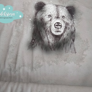 Summersweat lillestoff bear bear panel french terry