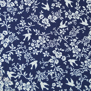 Cotton HILCO Florencia navy blue, organic cotton image 2