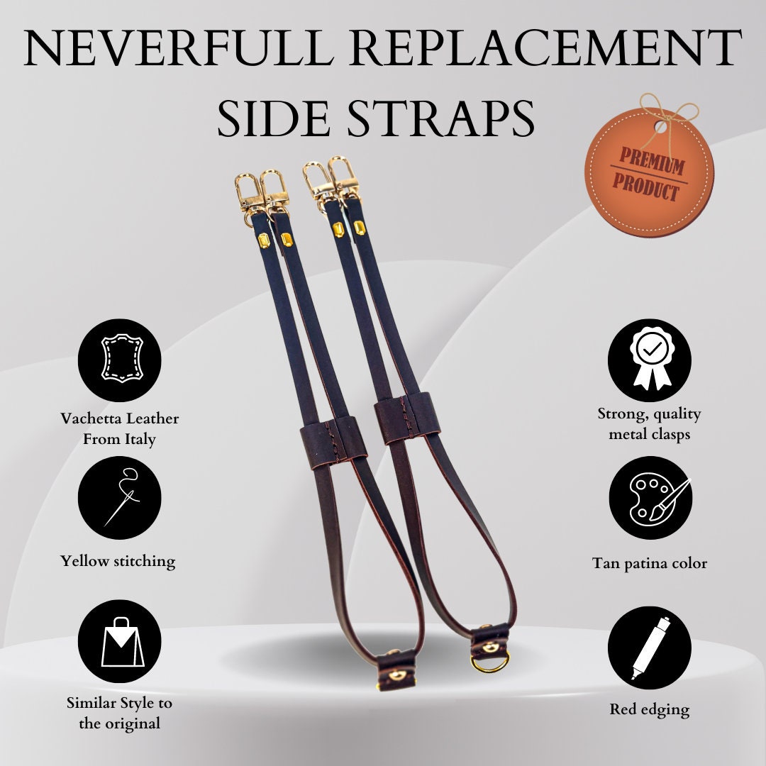 Louis Vuitton Bag Side Strap Replacement, 👜 Louis Vuitton Neverfull Bag — Side  Strap Replacement 🧐 The signature side straps with which this bag was  originally manufactured were missing and in, By SoleHeeled