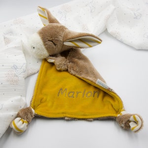 Cuddly blanket &quot;Donkey Elli&quot; cuddly blanket customizable color selection Ökotex
