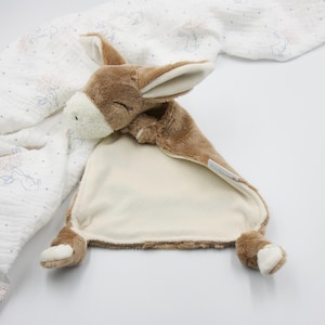 Peluche "Elli la burra", personalizado, certificado Oeko-Tex.