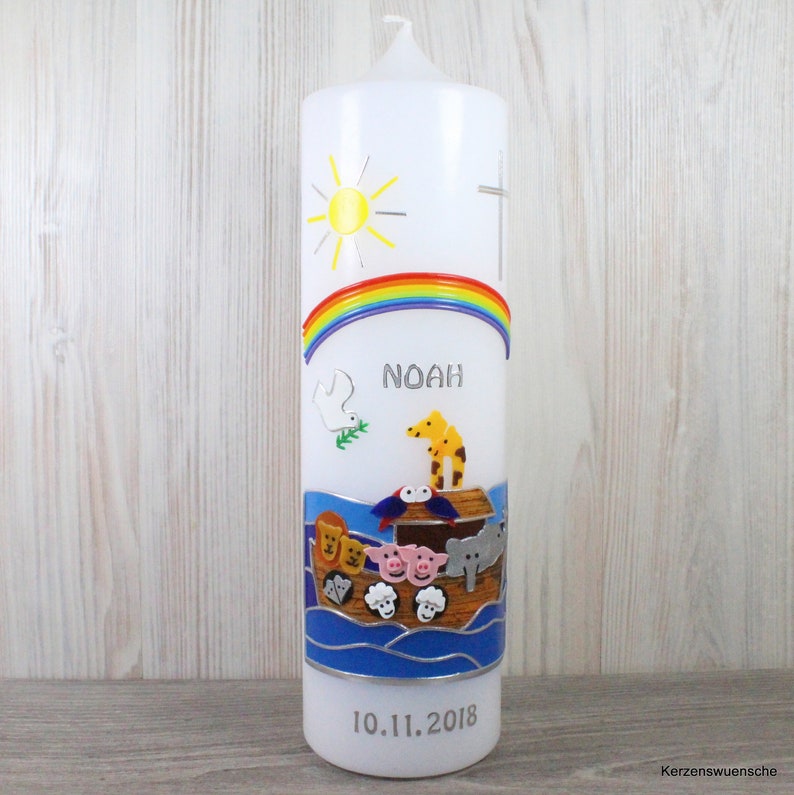 Taufkerze Arche Noah 4 Bild 1