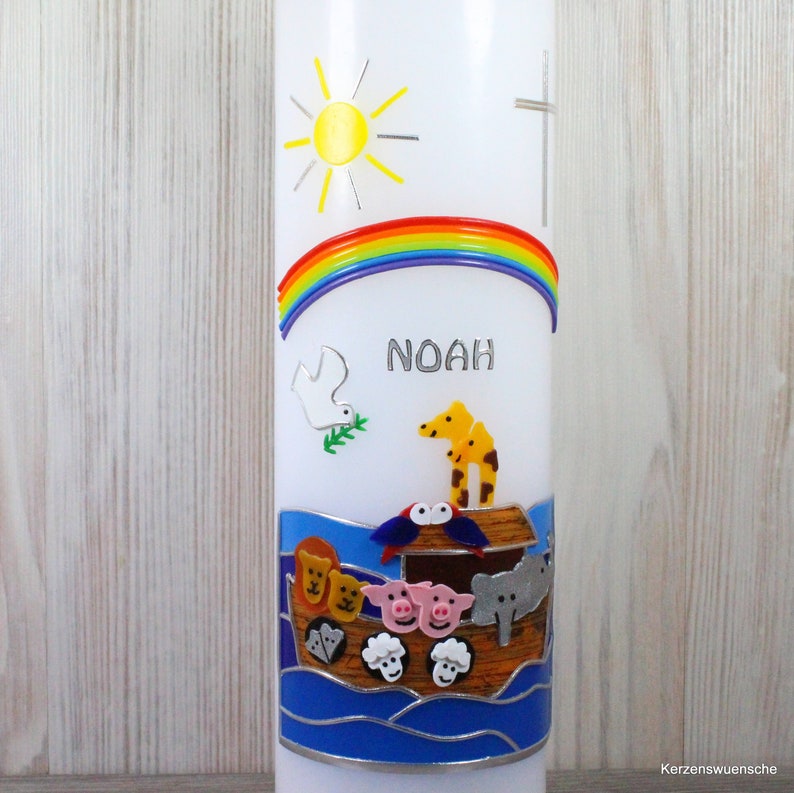 Taufkerze Arche Noah 4 Bild 2