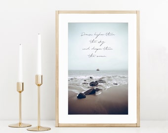Poster "Ocean" | Druck, Kunstdruck, Digitaldruck, Poster Wohnzimmer, Wohnzimmerdeko