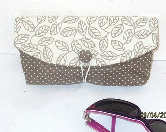 Glasses case, sunglass case, cosmetic bag, XL