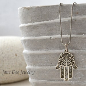 Hamsa Hand of Fatima necklace image 2