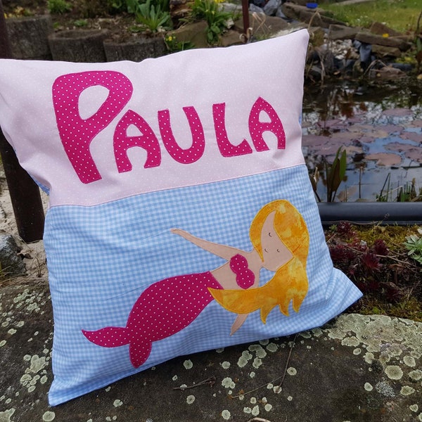 Paula, Kissenhülle, Geschenk Geburt Taufe, Dekoration