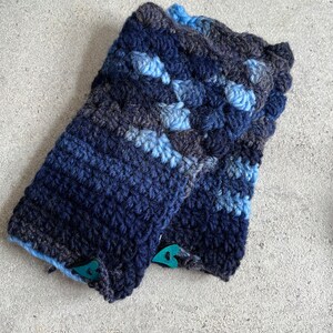 Wrist warmers Stella Blue image 5