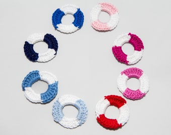 5 lifebuoys, crochet application