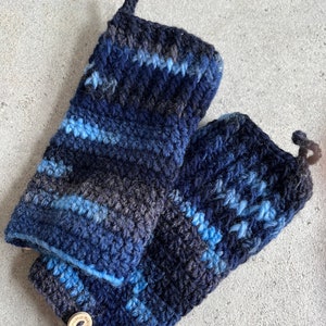 Wrist warmers Stella Blue Größe 1