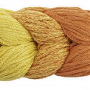 Wolly Hugs Rope Plait 250g 185 gelb/orange/grau