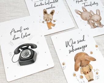 Kinderwunsch Karten, ICSI, IVF, KiWu Meilensteinkarten, IUI, Knstliche  Befruchtung, Meilensteine, auch fr Regenbogenfamilien geeignet - Etsy  sterreich