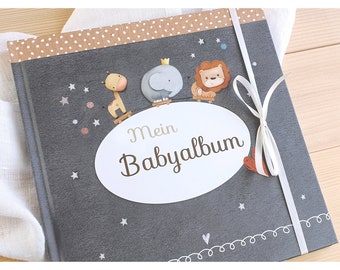 Babyalbum, Babytagebuch, Baby Geschenk Geburt, Geschenke Babyparty, Baby shower, Geschenke zur Geburt, Mein erstes Jahr