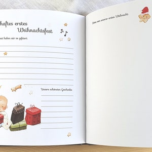 Zwillinge Babyalbum, Zwillingsalbum, Geschenk Zwillinge, Babytagebuch, Babybuch Zwillinge, Geschenke zur Geburt Bild 3