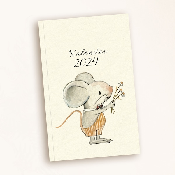 Taschenkalender 2024, Terminplaner 2024, Kalender 2024 Wochenkalender, Planer, Organizer, Cover Wahl