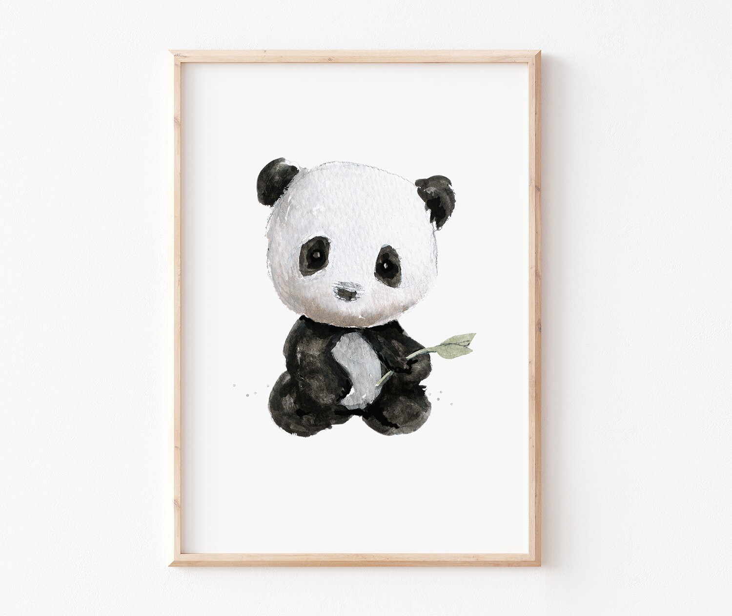 Poster "Panda", children's picture, panda bear animal picture, children's room wall decoration, panda bear, children's room picture, DIN A4