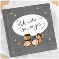 Pregnancy diary, pregnancy announcement, pregnancy gift, pregnancy diary, pregnancy book product logo
