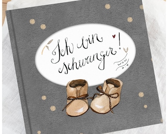 Pregnancy diary, pregnancy announcement, pregnancy gift, pregnancy diary, pregnancy book