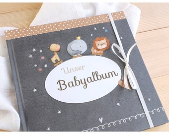 Zwillinge Babyalbum, Zwillingsalbum, Geschenk Zwillinge, Babytagebuch, Babybuch Zwillinge, Geschenke zur Geburt