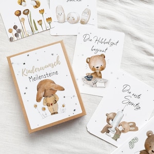 Kinderwunsch Karten, ICSI, IVF, KiWu Meilensteinkarten, IUI, Künstliche Befruchtung, Meilensteine, auch für Regenbogenfamilien geeignet