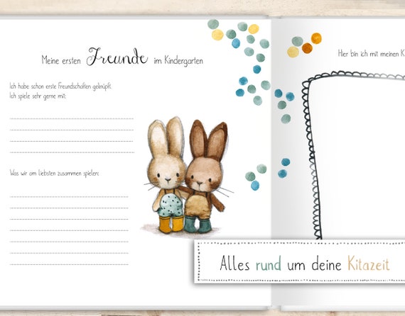 Kindergartenalbum Geschenk Kindergarten Kindergarten Album