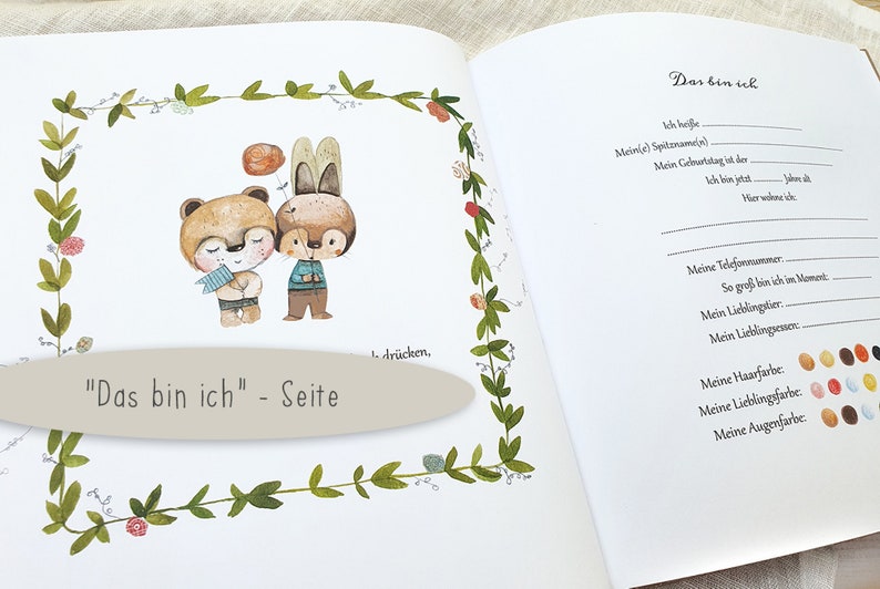 Schulkind Album, Einschulung Buch Geschenk, Geschenk Schulanfang, Geschenk zum Schulstart, Schulkind Buch Bild 5