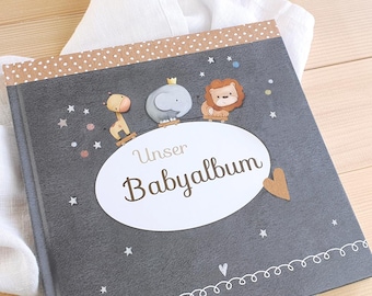 Zwillinge Babyalbum, Zwillingsalbum, Geschenk Zwillinge, Babytagebuch, Babybuch Zwillinge, Geschenke zur Geburt