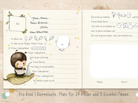Freundebuch Kindergarten Freunde Buch Alle Meine Freunde Geschenk Kindergarten Kindergartenstart Geschenk