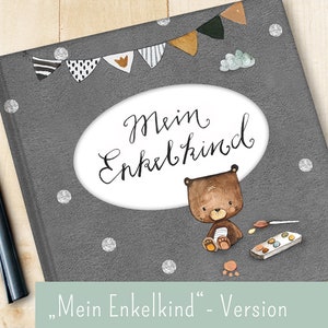 Unser Enkelkind, Enkelkindalbum, Oma Geschenk, Opa Geschenk, Buch Großeltern, Geschenke zur Geburt, Unser Enkelkind, Mein Enkelkind Bild 2