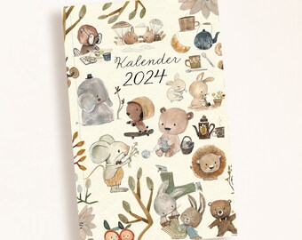 Taschenkalender 2024, Terminplaner 2024, Kalender 2024 Wochenkalender, Planer, Organizer, Cover Wahl