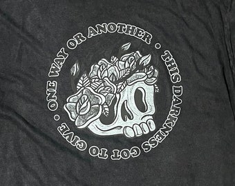 Grateful Dead New Speedway Boogie Skull and Roses Mineral Wash T-Shirt