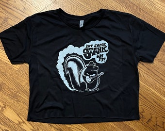 Stanky Skunk Crop Top