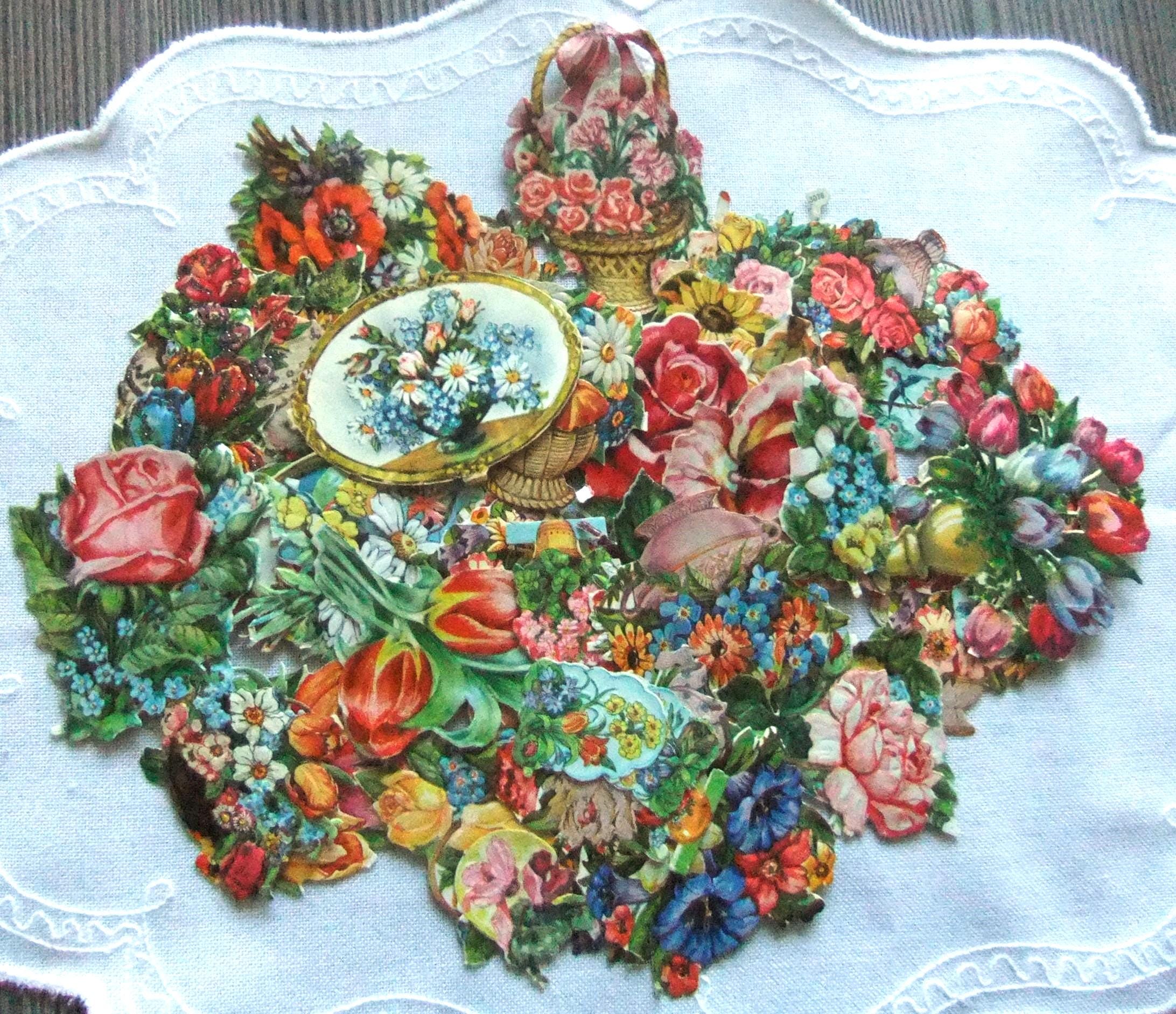 Glanzbilder EF 7365 Fee Blume Fairy Garten – Poesiebilder Deko, Ca. 24 X 15 Cm – Für Basteln, Scrapbooking, Wandschmuck
