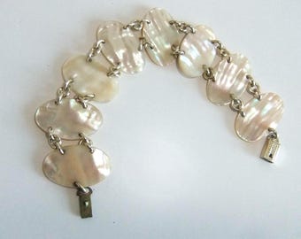 vintage mother-of-pearl bracelet