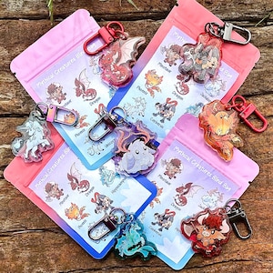 Mythical Creatures Fantasy Charms - Minotaur, Dragon, Phoenix, Unicorn, Hippocampus, Cerberus, Jackalope - Mystery Blind Bag