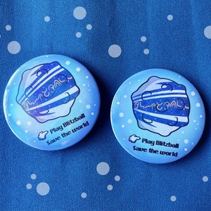 Lust auf Blitzball? FFX 58 mm Holographischer Button Anstecker