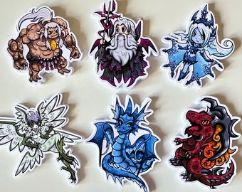 Final Fantasy Primal Summon Eikon Sticker Pack