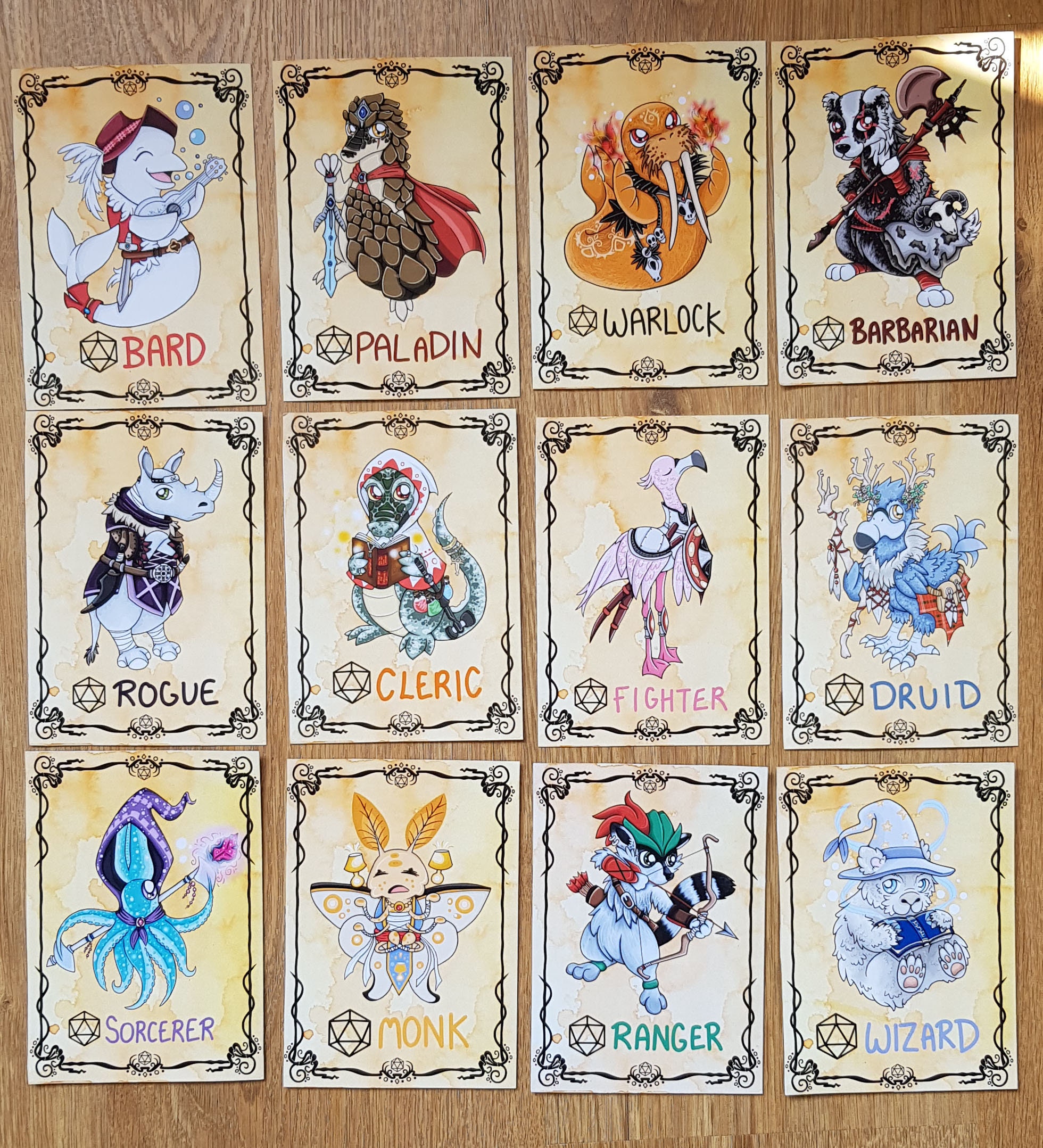 D&D Class Folio with Stickers - Paladin