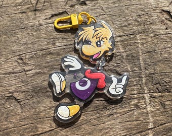 Rayman Acrylic Keyring – Retro video game nostalgia character charm