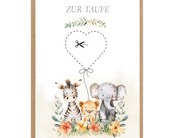 Geldgeschenk Taufe zum selber drucken 25