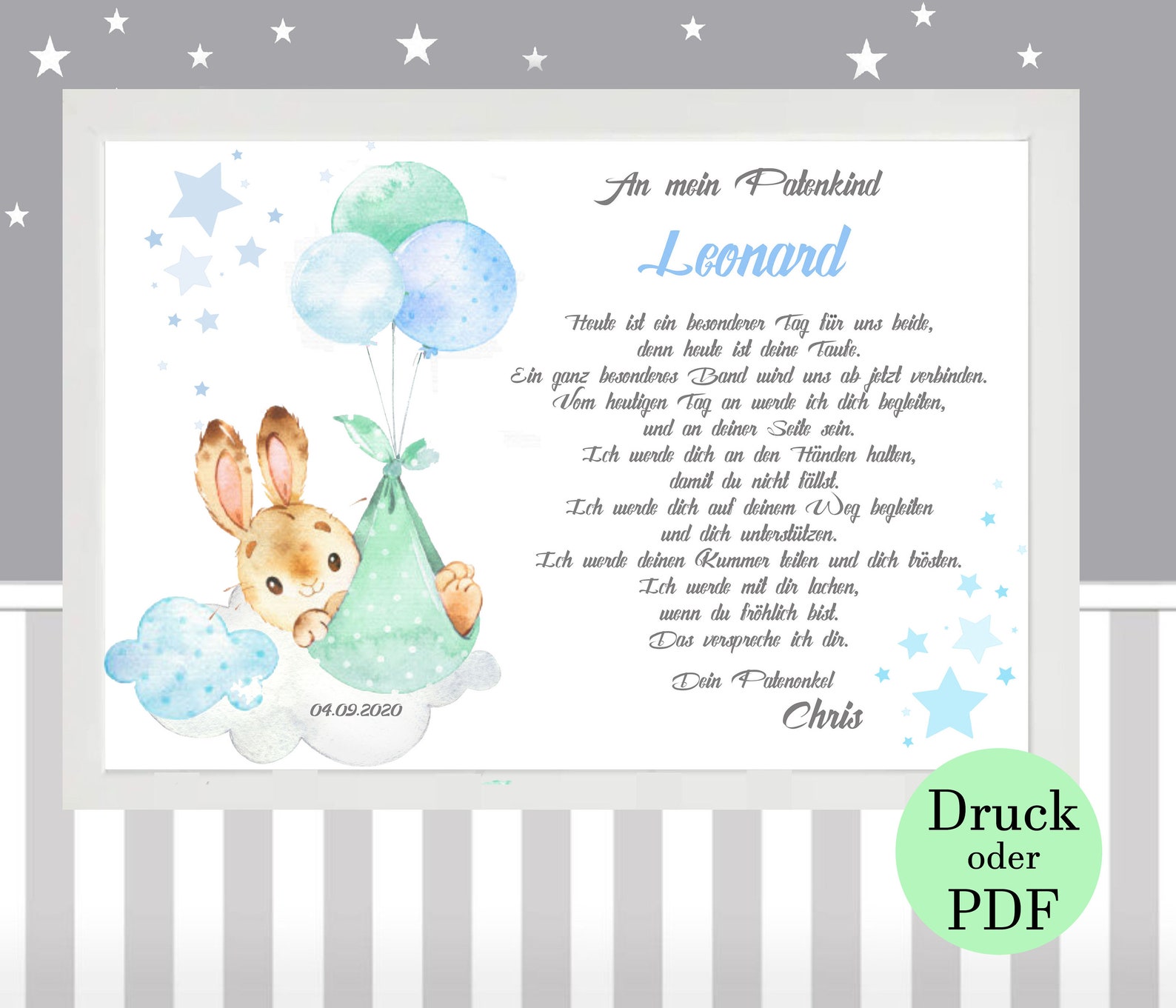 Christening Letter Godparent Letter Christening Gift Baby 96 Etsy
