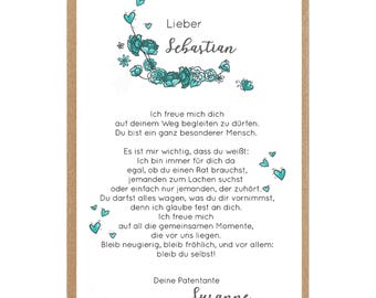 Baptism keepsake – Personalized gift for godchild (8)