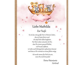 Taufbrief Patenbrief Patenurkunde 19 Taufgeschenk, Taufe, Patenkind, Patenurkunde, Taufgeschenk für Mädchen Taufgeschenk für Jungen